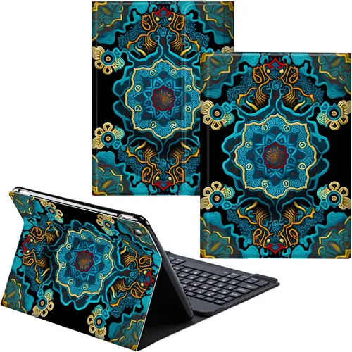 Vista 51 de Para Samsung Galaxy Tab S6 Lite Funda 2022/2020 Teclado Inalámbrico Desmontable Y Cubierta De Soporte De Cuero PU Funda Protectora Para Samsung