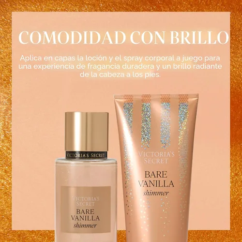 Vista 4 de Victoria's Secret Fragancia corporal Niebla Bare Vanilla Shimmer - 8.4 fl oz