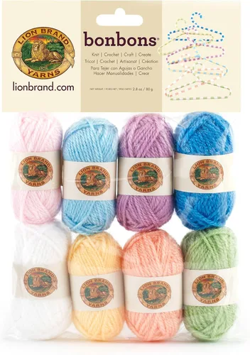 Vista 12 de Lion Brand Yarn Paquete de hilo BonBons Brights