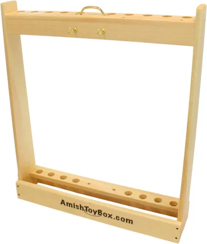 Vista 8 de Amish artesanía Deluxe 8 jugadores Croquet Juego, madera de arce