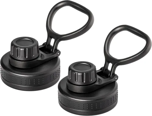 Vista 15 de Spout Lid for Hydro Flask 12 16 18 20 32 40 64oz Wide Mouth Bottle Negro 1 paquete