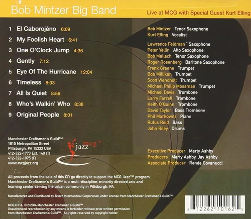 Vista 2 de Bob Mintzer Big Band Live At MCG