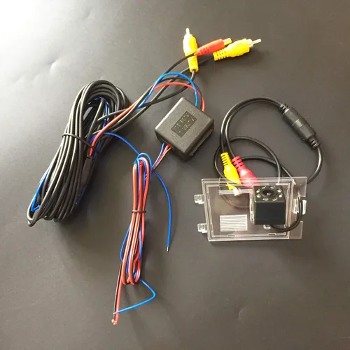 Vista 4 de Para Jeep Compass/Patriot/Liberty 2011 ~ 2015 Cámara de visión trasera del coche+8 LED cámara de estacionamiento inversa/enchufe directamente