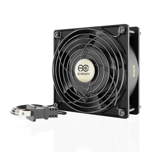 Vista 13 de AC Infinity AXIAL 8025, ventilador para magdalenas, 120 V CA 3.150 in x 0.984 in de alta velocidad, certificado UL para proyectos de escape