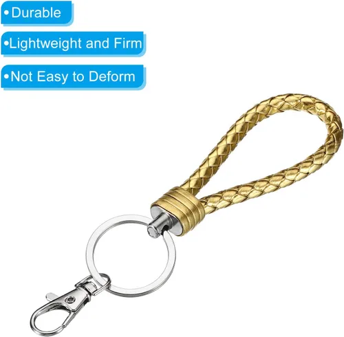 Vista 4 de PATIKIL Llaveros de pulsera, llavero con correa de mano para llaves