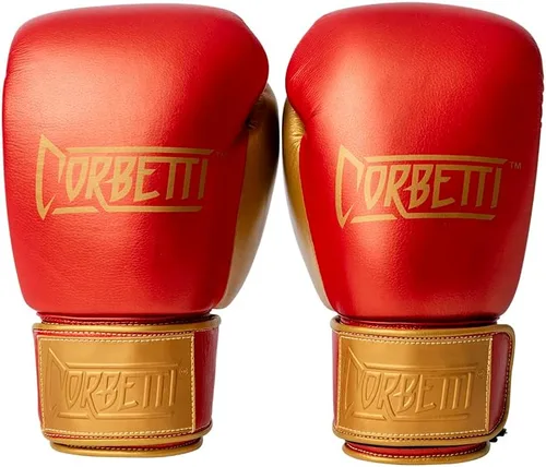 Vista 10 de Comfortech (CTG) Muay Thai Boxing Gloves for Men and Women, Featuring Double Stitched Kevlar and Full Grain Leather, Designed for Training