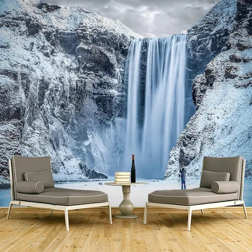 Vista 20 de Papel tapiz 3D de gaviota de playa, papel tapiz de globo de aire caliente de coco, murales panorámicos extraíbles, adecuado para decoración