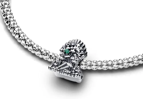 Vista 5 de Feitery Dijes de dragón de Navidad compatibles con pulseras y collares Pandora, joyería para mujer, abalorios de plata de ley 925