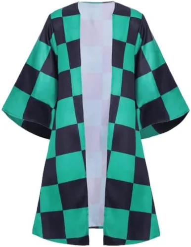 Vista 2 de Vibison Tanjirou - Traje de kimono para cosplay