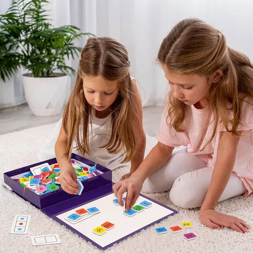 Vista 5 de Junior Learning Azulejos Rainbow Phonics con tablero magnético incorporado