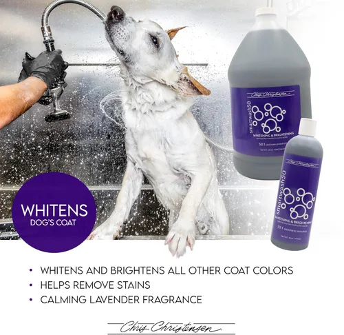Vista 5 de Chris Christensen SmartWash50 - Champú para perros ultra concentrado blanqueador e iluminador, hace hasta 50 botellas, prepara como un profesional