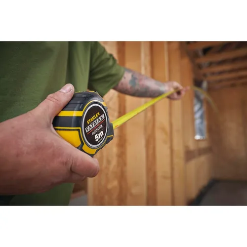 Vista 4 de STANLEY STA033671 FATMAX Cinta autobloqueada, 16.4 ft solo métrico, amarillo/negro