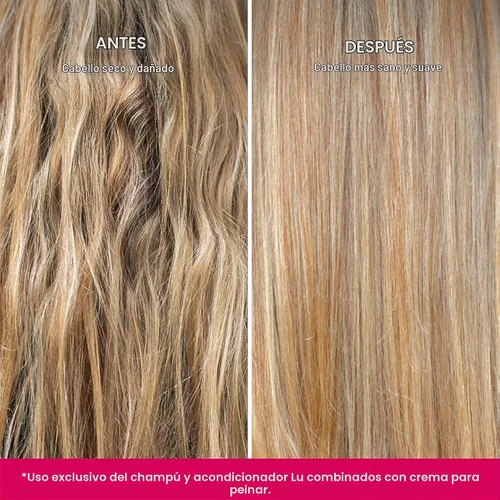 Vista 4 de LatinUs Beauty, RESCUE Impossible Keratin, Dúo para el Cuidado del Cabello: Shampoo + Acondicionador con Shatavari