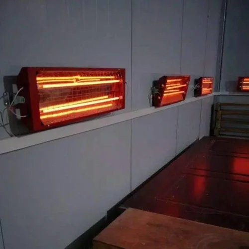 Vista 8 de Xuthusman 2 unids 2KW Spray Baking Booth Infrarrojos Pintura Curado Lámpara Tubo Cabina Hornear Lámpara de Fibra de Carbono Auto Calefacción Luz