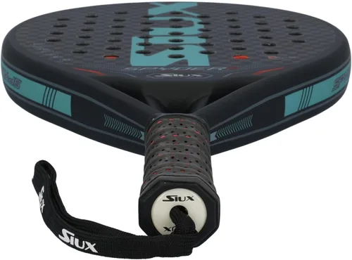 Vista 9 de Siux Spyder 2 Revolution - Paleta de control, negro y azul, nivel avanzado/de competencia, bajo equilibrio, núcleo de EVA suave, cara de carbono