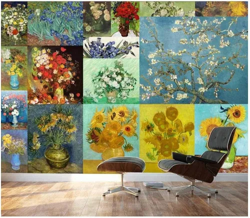 Vista 36 de wall26 - Mural adhesivo decorativo para pared (tamaño grande), WMR-WP-X-DD51-66x24x4 obra de arte 01