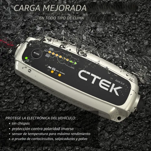Vista 3 de CTEK - 40-206 MXS 5.0 - Cargador y mantenedor de batería completamente automático de 4.3 amperios 12V
