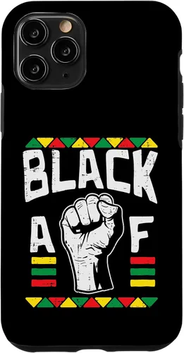 Vista 29 de Black AF Fist Dashiki Kente Pride BLM African American Gift Case for iPhone 17