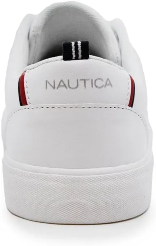 Vista 4 de Nautica Zapatos casuales para hombre, mocasines clásicos con cordones, tenis de moda, en tamaños medianos y anchos