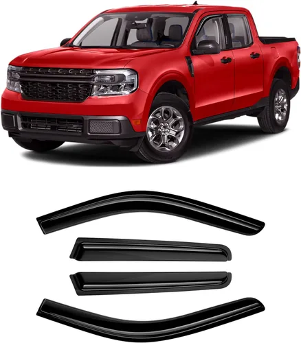 Vista 68 de Canvcle 4Runner - Protectores de lluvia – Viseras de ventana para Toyota 4Runner 2010-2024, deflectores de viento de ventana lateral con cinta
