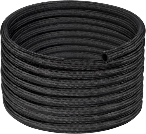 Vista 8 de EVIL ENERGY 4AN Línea de combustible, manguera trenzada de nylon CPE AN4 de 5 pies, negra