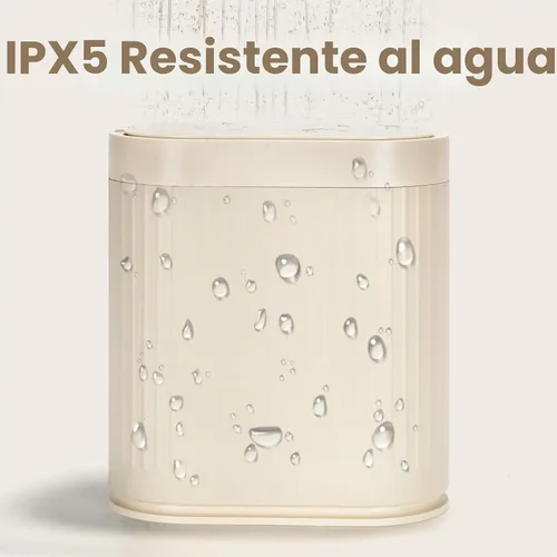 Vista 6 de ELPHECO Cubo de Basura para Baño de 2 Galones Cubo de Basura Inteligente de Plástico Impermeable Cesta de Basura Decoración de Baño Cubo de Basura