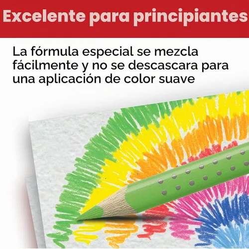 Vista 7 de Faber-Castell Grip Colored EcoPencils - Paquete de 24 lápices de colores, preafilados