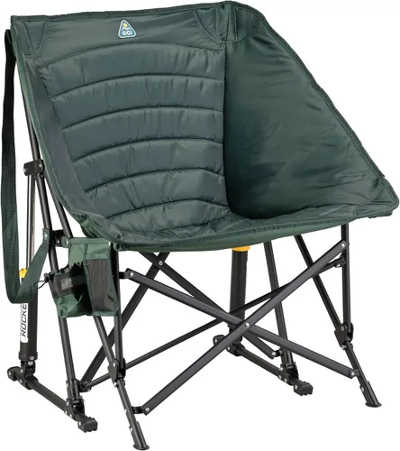 Vista 10 de GCI Outdoor Mecedora Plegable para Exteriores con Dosel para Protección Solar Azul real