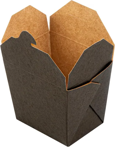 Vista 13 de Restaurantware Cajas chinas para llevar, paquete de 25 cajas de 8 onzas, resistentes a la grasa, contenedores de comida para llevar, desechables