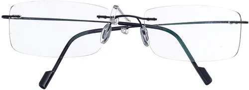 Vista 2 de Super Light 100% Titanium Working Rimless Reading Glasses +0.50 To +6.00