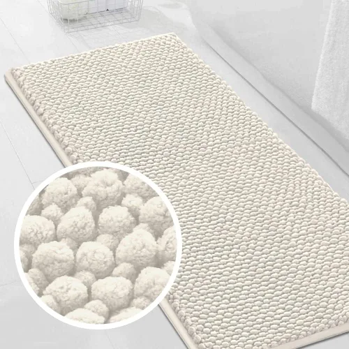 Vista 36 de Turquoize Alfombras de baño de felpilla antideslizante para baño, 17 x 24 pulgadas, extra suaves y absorbentes, lavables a máquina, perfectas