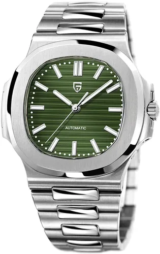Vista 9 de Pagani Design - Reloj automático para hombre, ST16, azul cielo, cristal de Azul marino PD-1728