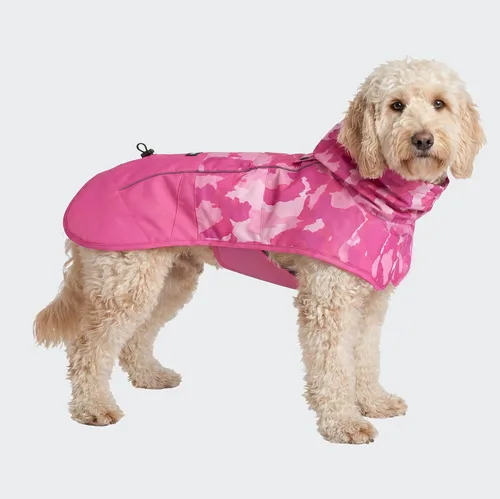 Vista 36 de Spark Paws - Chaqueta impermeable para perros, resistente al viento, para perros pequeños, medianos, grandes y extragrandes, traje reflectante