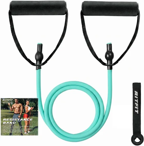 Vista 17 de RitFit Single Resistance Bands with Handles Door Anchor for Home Gym
