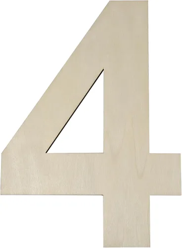 Vista 18 de HILAZA Tablero de madera grande de 12 pulgadas de grosor con número 0, 1/4 de pulgada de grosor, sin terminar, de madera en blanco, para decoración