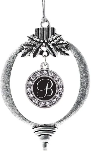 Vista 646 de Inspired Silver - Adorno de cromosoma 21 con dije de círculo de plata con joyas de circonita cúbica