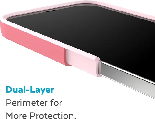 Vista 7 de Speck Funda para iPhone 14 Pro Max, protección contra caídas, resistente a los arañazos, diseñada para MagSafe con revestimiento suave al tacto