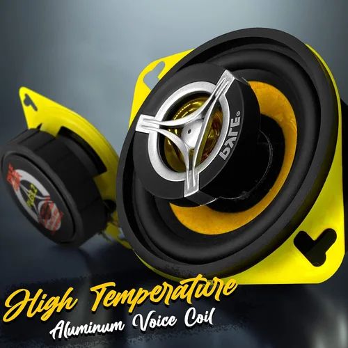 Vista 4 de Sistema de altavoces de coche de dos vías Pyle - Pro de 3.5 pulgadas 120 vatios 4 ohmios Tweeter medio componente de audio de sonido para estéreo