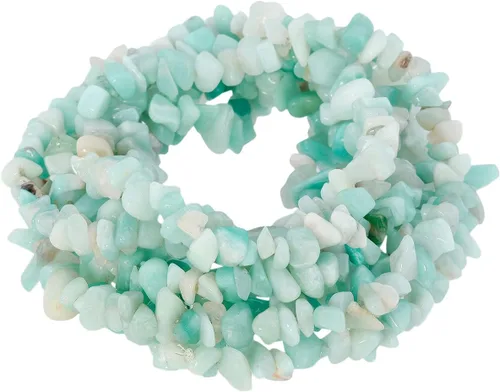 Vista 10 de SUNYIK Amatista de piedra de viruta rodada de forma irregular perforada suelta hebra de cuentas para la fabricación de joyas 32-33 pulgadas Well