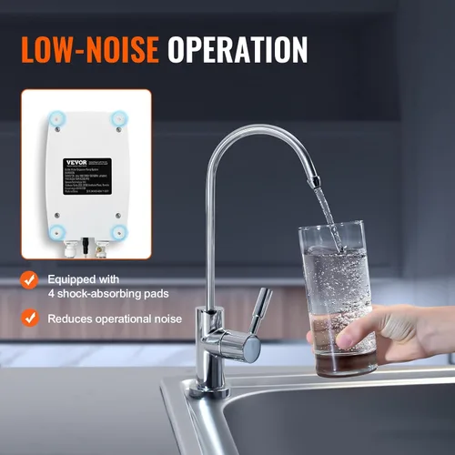 Vista 6 de VEVOR Sistema de bomba dispensador de agua embotellada, sistema de dispensación de 2 x 5 galones, dispensador eléctrico automático de agua, bomba