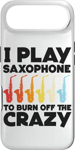 Vista 27 de iPhone 16 Saxofón I play saxofón para quemar el caso loco
