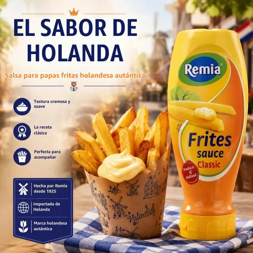 Vista 3 de Salsa Frita Clásica, Fritessaus (Remia) 16.9 oz (16.9 fl oz)