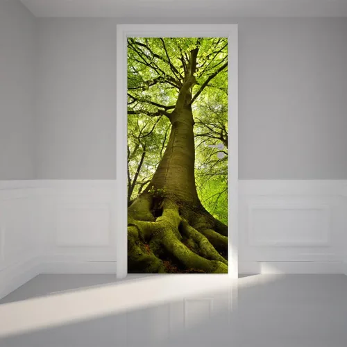 Vista 3 de RoyalWallSkins Adhesivo mural para puerta, para el interior de la iglesia, versión sin burbujas, semi-brillante, autoadhesivo para puerta