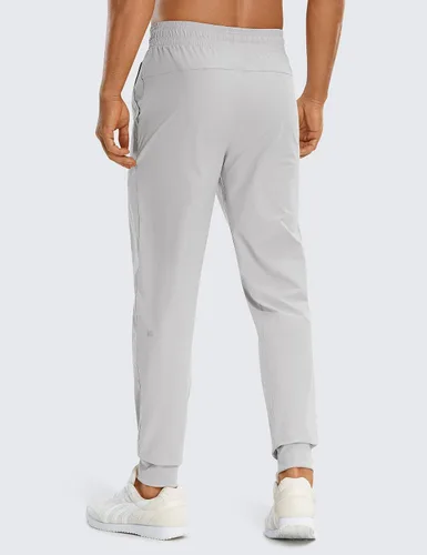 Vista 2 de CRZ YOGA Pantalones deportivos de golf ligeros para hombre, pantalones casuales de entrenamiento con bolsillos