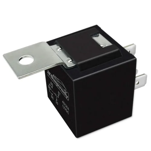 Vista 2 de Relé para automóvil de 4 pines 12 V 40/30 amperios, interruptores y arrancadores automáticos Spst de 12 voltios, paquete de 25