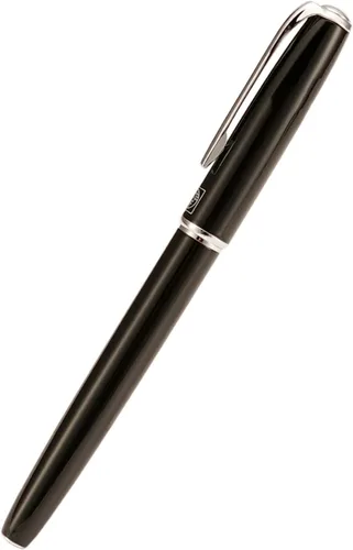 Vista 39 de erofa Picasso 916 - Pluma estilográfica negra mate con caja, bolígrafo de caligrafía doblada de titanio negro