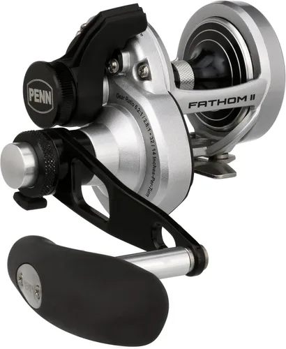 Vista 10 de Penn Carretes de pesca convencionales Fathom II con palanca de arrastre de 2 velocidades