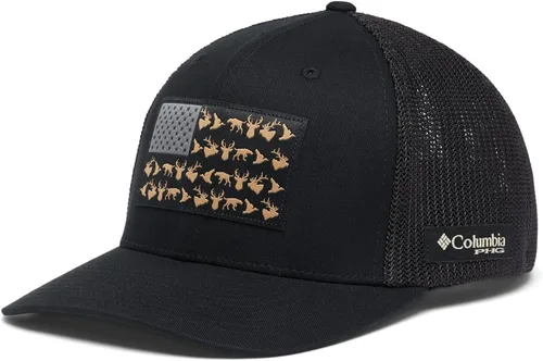 Vista 3 de Columbia PHG Game Flag Mesh Ball Cap - High