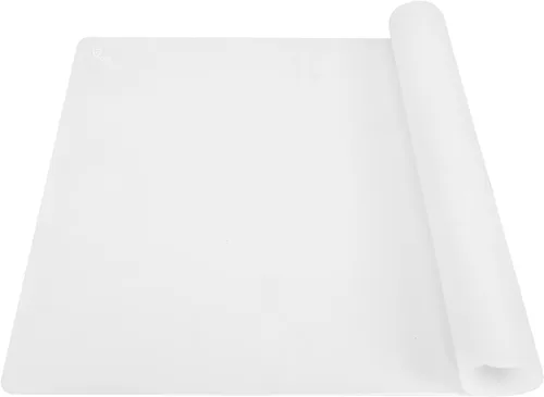 Vista 12 de Thick Silicone Counter Mat Large 23.4"by15.6", Heat Resistant Mat Negro