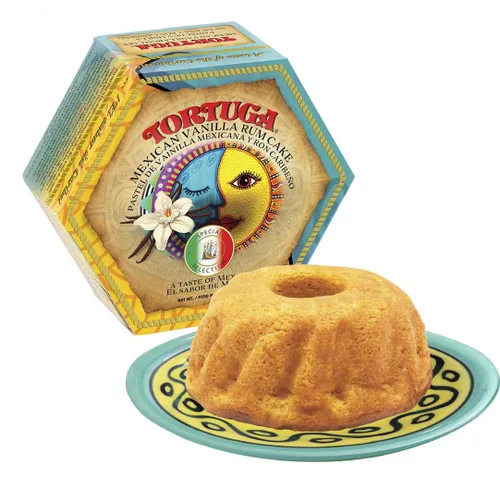 Vista 16 de Tortuga - Paquete de regalo de surtido de pasteles de ron caribeño de 4 onzas